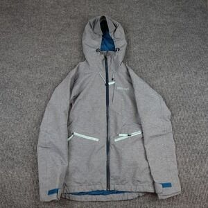 Marmot Jacket Womens XS Gray Softshell Hooded Insulated Ski Snowboard Coat